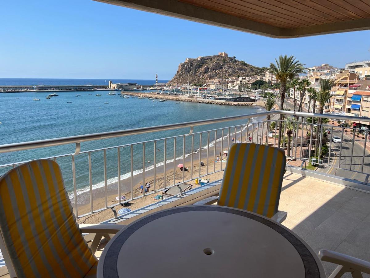 Primera Linea De Playa En Bahia De Levante, Vistas Panoramicas Águilas Buitenkant foto