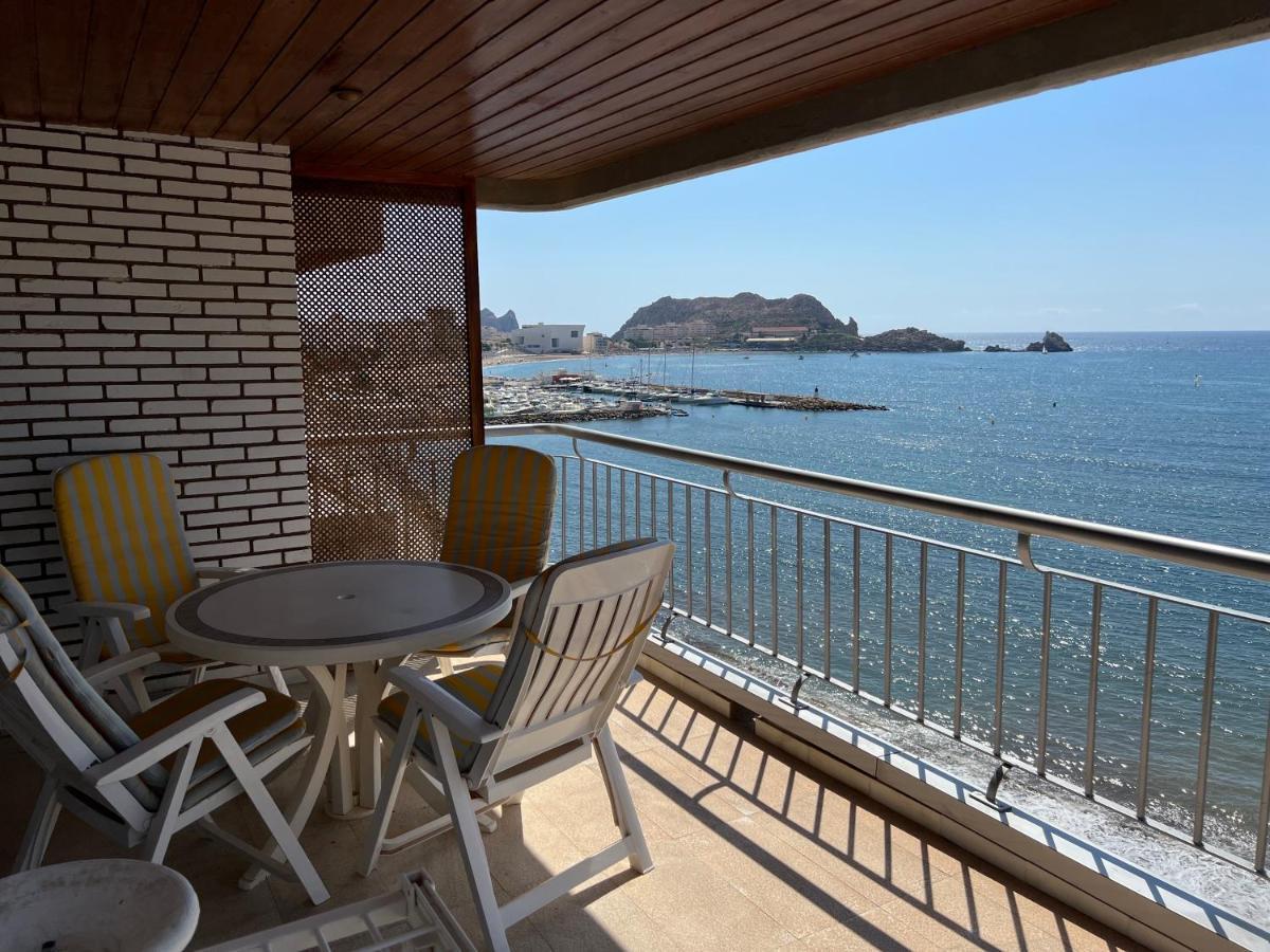 Primera Linea De Playa En Bahia De Levante, Vistas Panoramicas Águilas Buitenkant foto