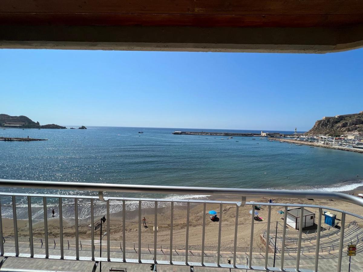 Primera Linea De Playa En Bahia De Levante, Vistas Panoramicas Águilas Buitenkant foto